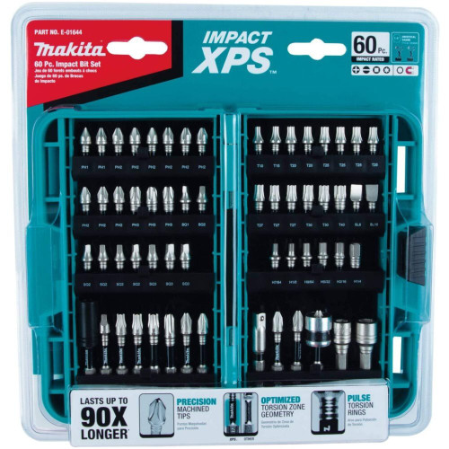 Makita E-01644  Impact XPS 60 Piece  Impact Bit Set Image 3