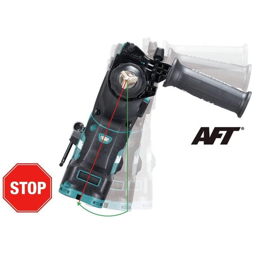 Makita GRH01M1  40V max XGT Brushless Cordless 1-1/8" AVT Rotary Hammer Kit, accepts SDS-PLUS bits, AFT, AWS Capable (4.0Ah) Image 4