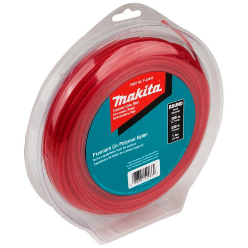 Makita T-03442  Round Trimmer Line, 0.105, Red, 230, 1 lbs. Image 1