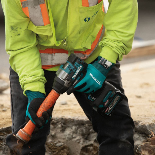 Makita T-04123  FitKnit Cut Level 1 Nitrile Coated Dipped Gloves (Large/X-Large) Image 3 Makita T-04123  FitKnit Cut Level 1 Nitrile Coated Dipped Gloves (Large/X-Large) Image 3
