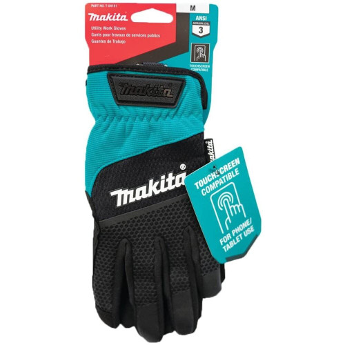 Makita T-04151  Open Cuff Flexible Protection Utility Work Gloves (Medium) Image 4