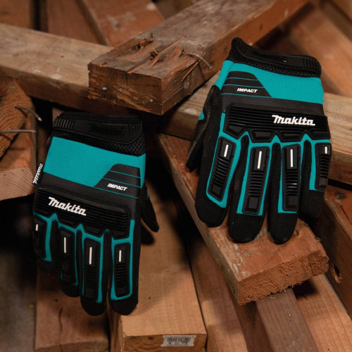 Makita T-04260  Advanced Impact Demolition Gloves (X-Large) Image 1