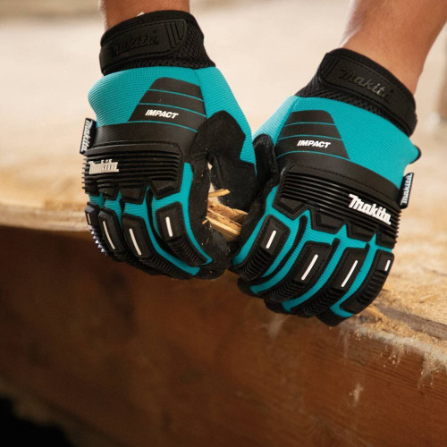 Makita T-04260  Advanced Impact Demolition Gloves (X-Large) Image 3