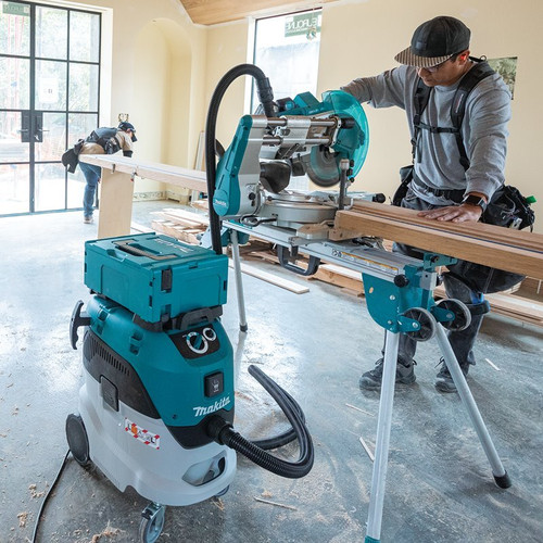 Makita VC4210L  11 Gallon Wet/Dry HEPA Filter Dust Extractor/Vacuum, AWS Capable Image 4