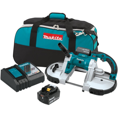 Makita XBP02TX  18V LXT Lithium-Ion Cordless Portable Band Saw Kit (5.0Ah) Image 0