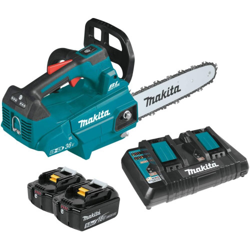 Makita XCU08PT  36V (18V X2) LXT Brushless 14" Top Handle Chain Saw Kit (5.0Ah) Image 0