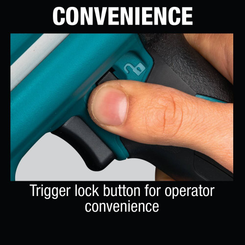 Makita XNB02Z  18V LXT Lithium-Ion Cordless 2-1/2" Straight Finish Nailer, 16 Ga., Tool Only Image 4