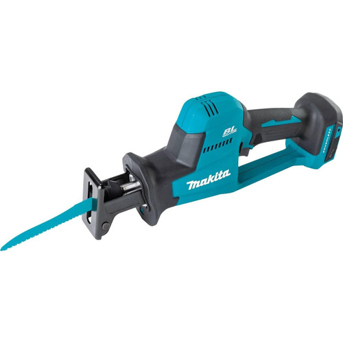 Makita XRJ08Z  18V LXT  Lithium-Ion Brushless Cordless Compact One-Handed Reciprocating Saw, Tool Only Image 0