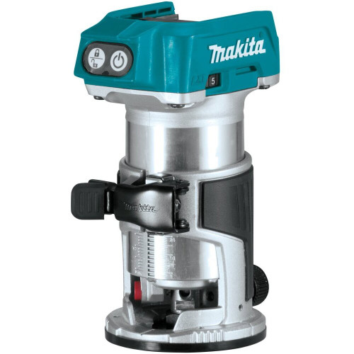 Makita XTR01Z  18V LXT Lithium-Ion Brushless Cordless Compact Router, Tool Only Image 0