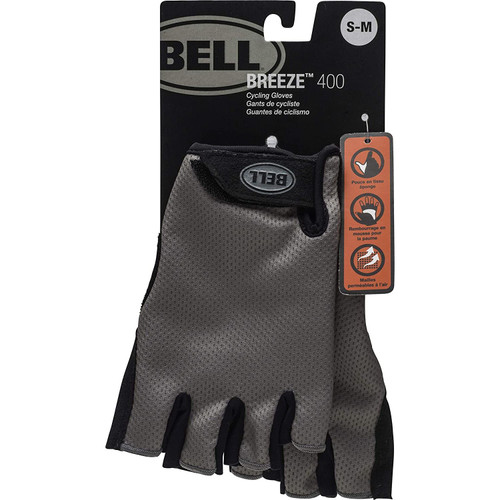 Bell 7104416  Breeze 400 Half Finger Mesh Cycling Gloves, L/XL Image 1