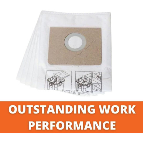 Fein 3-13-45-062-01-0  Fleece Filter Bags for Turbo II - 5 per Package (31345062010) Image 2