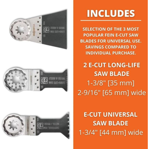 Fein 3-52-22-952-09-0  E-Cut Saw Blades Combo Pack (35222952090) Image 3