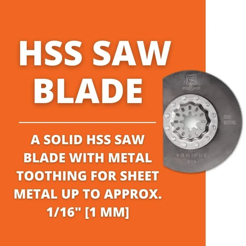 Fein 6-35-02-106-21-0  3-3/8" HSS Circular Segmented Saw Blade (63502106210) Image 2