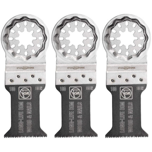 Fein 6-35-02-160-27-0  1-3/8" E-Cut Long-Life Saw Blades - 3 Per Package (63502160270) Image 0
