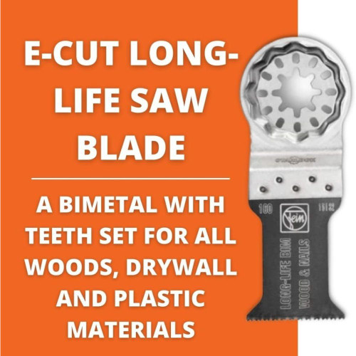 Fein 6-35-02-160-27-0  1-3/8" E-Cut Long-Life Saw Blades - 3 Per Package (63502160270) Image 2