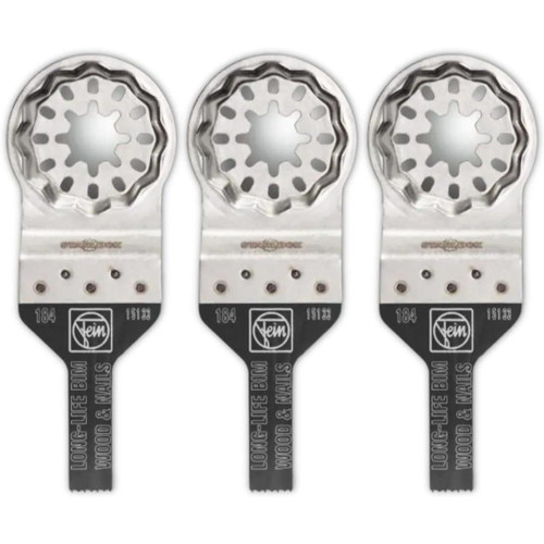 Fein 6-35-02-184-27-0  3/8" Long-Life E-Cut Saw Blades - 3 Per Package (63502184270) Image 0