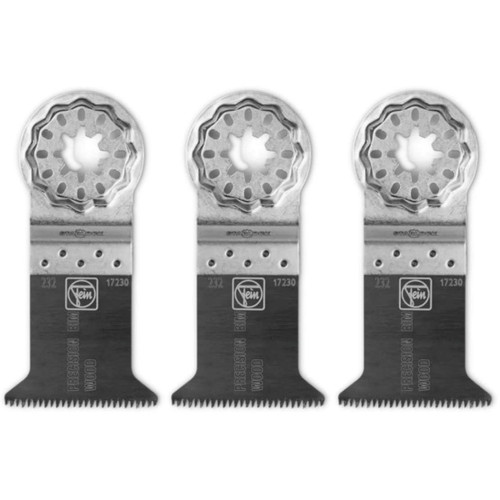 Fein 6-35-02-232-27-0  2-3/16" E-Cut Precision Bimetal Saw Blades with StarLock Mount - 3 per Package (63502232270) Image 0 Fein 6-35-02-232-27-0  2-3/16" E-Cut Precision Bimetal Saw Blades with StarLock Mount - 3 per Package (63502232270) Image 0