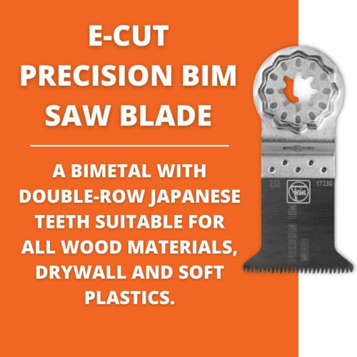 Fein 6-35-02-232-27-0  2-3/16" E-Cut Precision Bimetal Saw Blades with StarLock Mount - 3 per Package (63502232270) Image 2