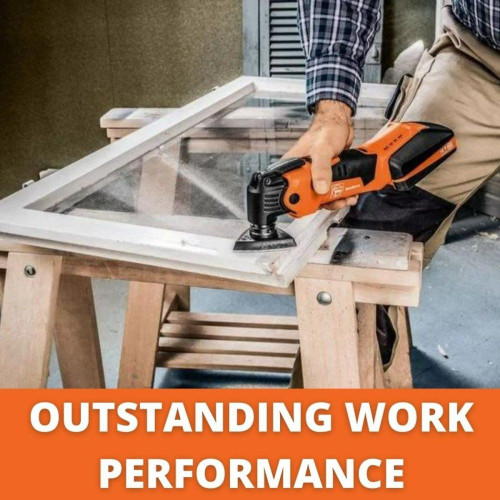 Fein 6-37-17-083-04-3  Triangular Hook & Loop Sanding Sheets 80 Grit - 5 per Package (63717083043) Image 3