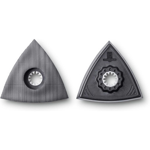 Fein 6-38-06-129-22-0  Triangular Sanding Pad Hook & Loop - Standard - 2 per Package (63806129220) Image 0