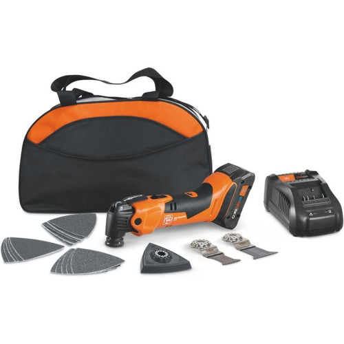 Fein MultiMaster AMM 500 Plus Cordless Oscillating Multi-Tool Kit with 18V AMPShare Battery System - (71293866090) Image 0