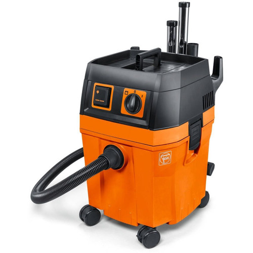 Fein Turbo II Professional HEPA Wet/Dry Dust Extractor Vacuum Cleaner with Accessory Set - 8.5 Gallon (92036060990) Image 0