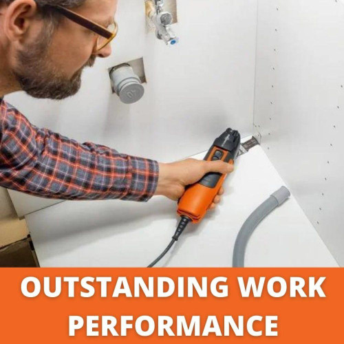 Fein MM 300 PLUS START Multimaster 300 Corded Oscillating 250W Multi-Tool Kit with 3 Accessories and Case (72297261090) Image 4