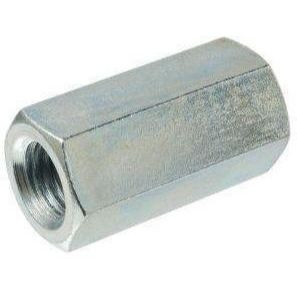 Brighton-Best  1"-8 NC x 2-1/2" Grade A Regular Coupling Nuts Zinc Plated - 10 per Box (303091) Image 0