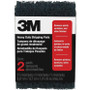 3M 10111NA  3-3/8" x 5" Heavy Duty Stripping Pads Coarse - 2 Pads per Package Image 0