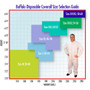 Buffalo 68520  Disposable White 3-Layer SMS Hooded Coveralls Size 3X-Large (54-56) - 1 per Package Image 2