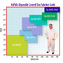 Buffalo 68525  Disposable White 3-Layer SMS Hooded Coveralls Size Large (42-44) - 1 per Package Image 2