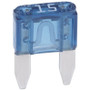 Bussmann ATM-15  Blue ATM 15 Amp Fast-Acting Automotive Mini Blade Fuses - 5 per Box Image 0