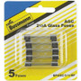 Bussmann BP/AGC-2-1/2-RP  AGC 2-1/2 Amp Fast-Acting Glass Tube Fuses 1/4" x 1-1/4" - 5 per Card Image 0