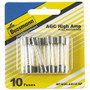 Bussmann BP/AGC-AH10-RP  AGC 1/4" x 1-1/4" Fast-Acting Glass Tube Fuse 10 Fuse High Amp Assortment Image 0