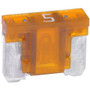 Bussmann BP/ATM-5LP-RP  Tan ATM Low-Profile 5 Amp Fast-Acting Automotive Mini Blade Fuses - 5 per Card Image 0