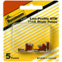Bussmann BP/ATM-7-1/2LP-RP  Brown ATM Low-Profile 7-1/2 Amp Fast-Acting Automotive Mini Blade Fuses - 5 per Card Image 1