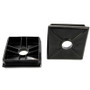 Camco 40303  Black RV Bumper Cap Square - 2 Caps Image 1