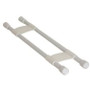 Camco 44073  16" to 28" RV Double Refrigerator Securing Bar - White Image 1