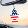 Little Trees U1P10945  Car Air Freshener America (Vanilla Pride) Scent - Single Tree per Package Image 3