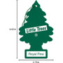 Little Trees U3S32001  Car Air Freshener Royal Pine Scent - 3 Trees per Package Image 6