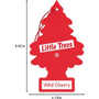 Little Trees U3S32011  Car Air Freshener Wild Cherry Scent - 3 Trees per Package Image 6