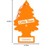 Little Trees U3S32017  Car Air Freshener Coconut Scent - 3 Trees per Package Image 6