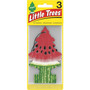 Little Trees U3S32020  Car Air Freshener Watermelon Scent - 3 Trees per Package Image 1