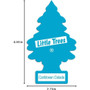 Little Trees U3S32024  Car Air Freshener Caribbean Colada Scent - 3 Trees per Package Image 6