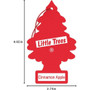 Little Trees U3S32038  Car Air Freshener Cinnamon Apple Scent - 3 Trees per Package Image 6
