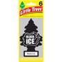 Little Trees U6P60155  Car Air Freshener Black Ice Scent - 6 Trees per Package Image 1