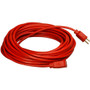 Southwire 02407  25' Vinyl Jacketed 14/3 SJTW Outdoor Extension Cord - Red Image 0