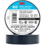 3M Temflex 165BK4A  3/4" x 60' Black General Use Vinyl Electrical Tape Image 0