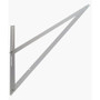 C.H. Hanson 00345  3' x 4' x 5' Heavy Duty Aluminum 90° Folding Layout aSquare Image 0