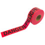 C.H. Hanson  16554  1000' x 3" Red' DANGER-PELIGRO' Barricade Safety Tape - Black Letters on Standard 2 mil Red Tape Image 0